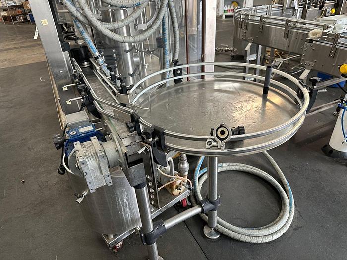 Used Used GAI 3003A Bier Monoblock rinser /filler/crowner for bottling carbonated products