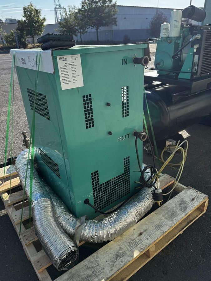 Used Used Sullivan Palatek M-10 Air Compressor with Sullivan Palatek High Temp Air Dryer