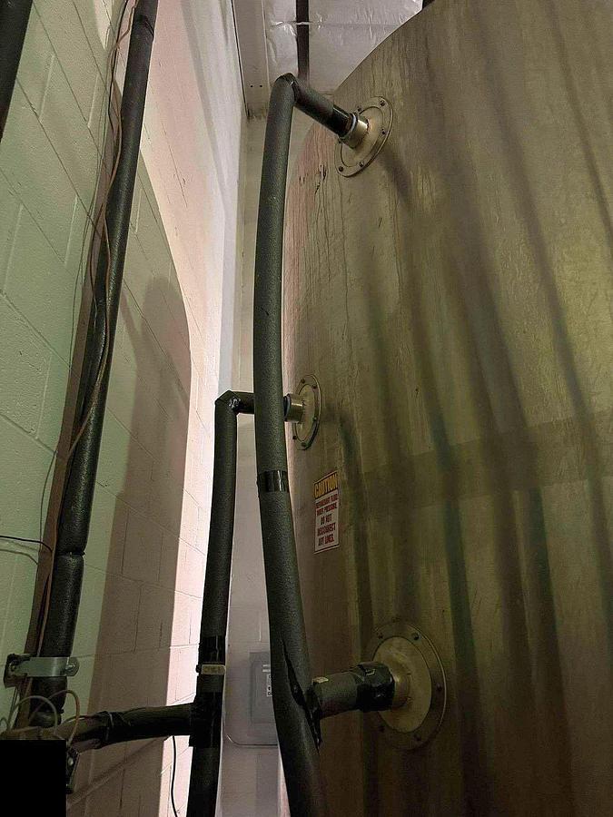 Used (1) Available - Used 90 bbl / 2790 Gallon Jacketed Brite / Storage Tank