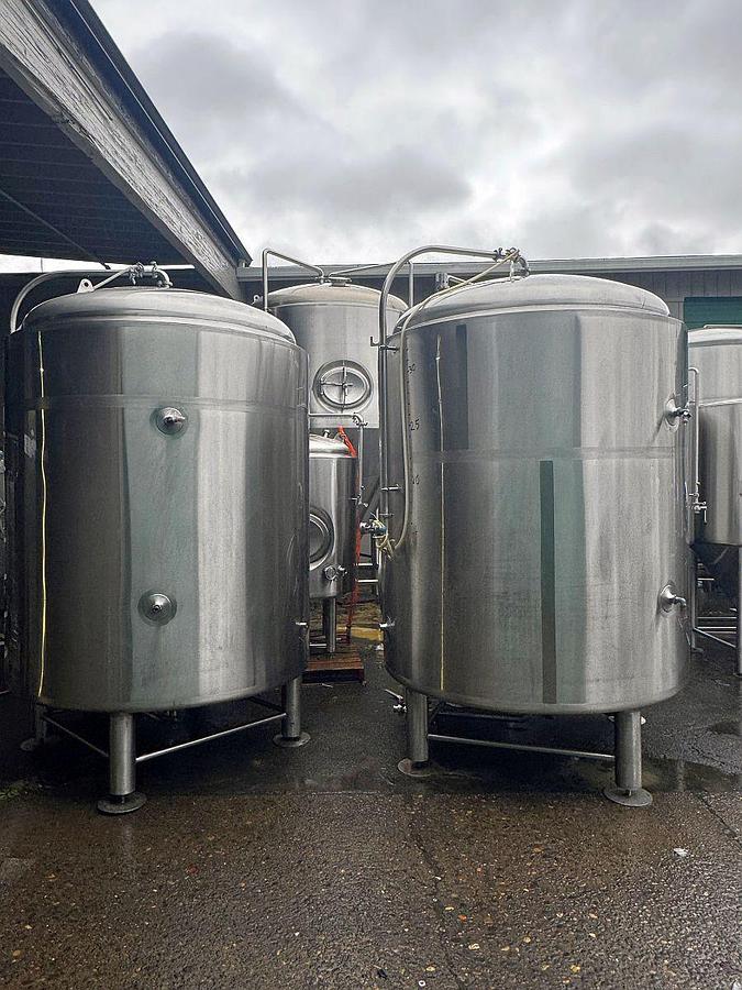 Used (2) Available - Used PBST 30 bbl / 930 Gal Jacketed Brite Tank