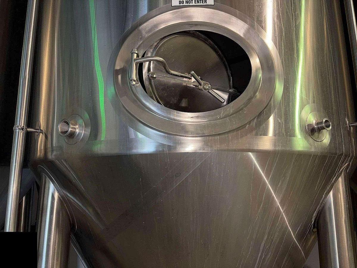 Used (3) available - Used PBST Pacific Brew 60 bbl / 1860 Gal Conical Jacketed Unitank Fermenters