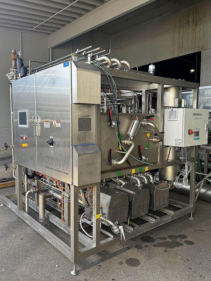 Used 2019 COROSYS FPS/HWD 45 HOT WATER DEAERATION & FLASH PASTRURIZATION SYSTEM