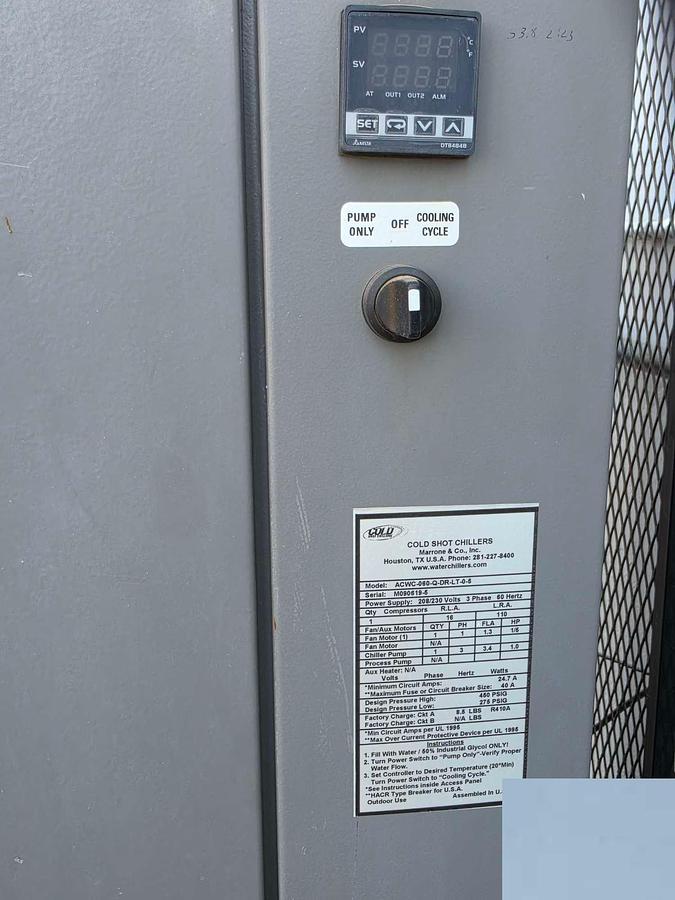 Used Used Coldshot 5 ton packaged glycol chiller - 2020