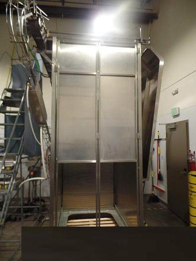 Used Used Alpha Canhusker full height depalletizer