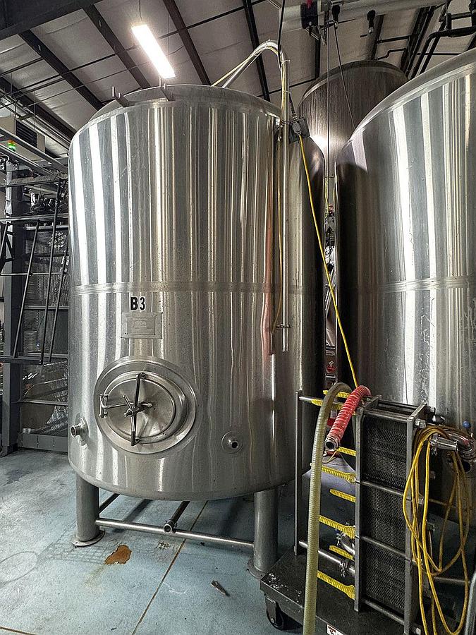 Used (3) available - Used BSV 60 bbl/ 1860 Ga  Jacketed  Brite Tank
