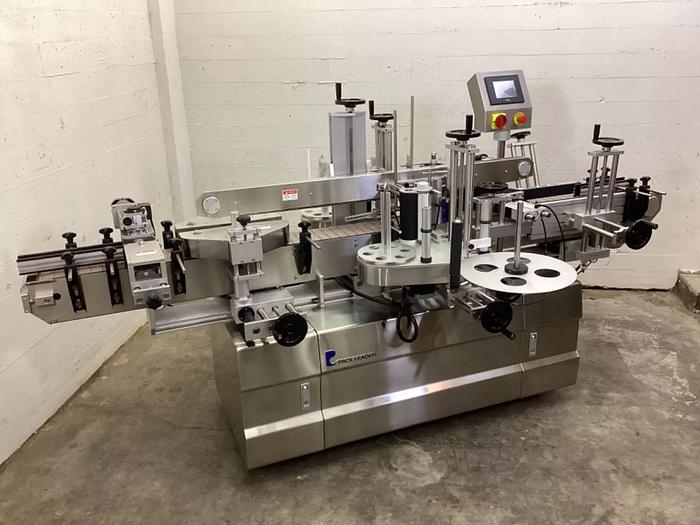 Used Used Pack Leader Pro-625W Front/ Back Pressure Sensitive Labeler