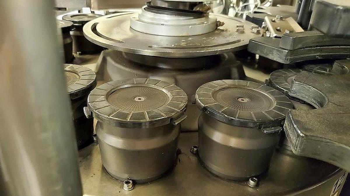 Used Used Sacmi Kube K20 rotary modular pressure sensitive labeler