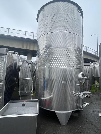 Used (5) Available - Used Letina 15,800L/ 4175 Gal VC Jacketed Fermenters