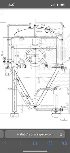 Used (3) Available - Used 10 bbl / 310 Gal Craftmaster Unitank Fermenters