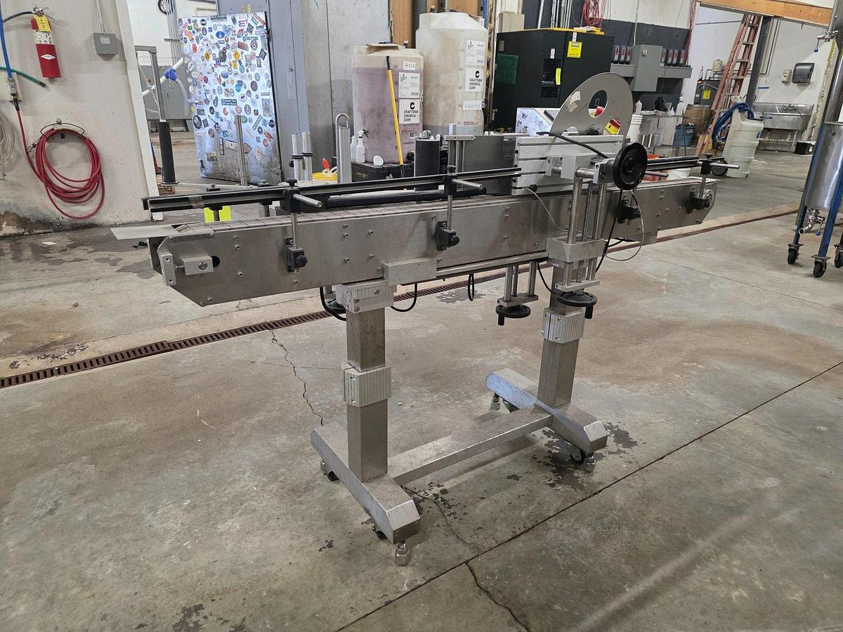 Used Used Pack Leader Model PL501 inline labeler