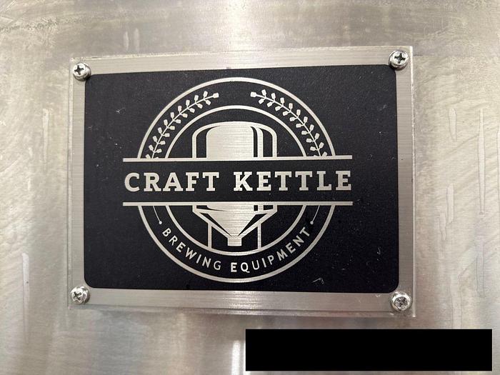 Used (2) Available - Used Craftkettle 60 bbl/ 1860 Gal jacketed brite tanks