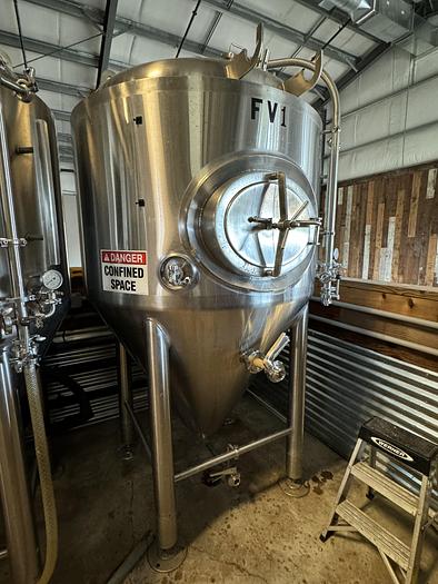 Used (3) available - Used PBST Pacific Brewery 10 bbl / 310 Gal conical fermenters