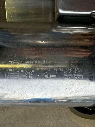 Used (2) available - Used CPE C114MD cart mounted centrifugal pumps - 1hp and 1.5hp