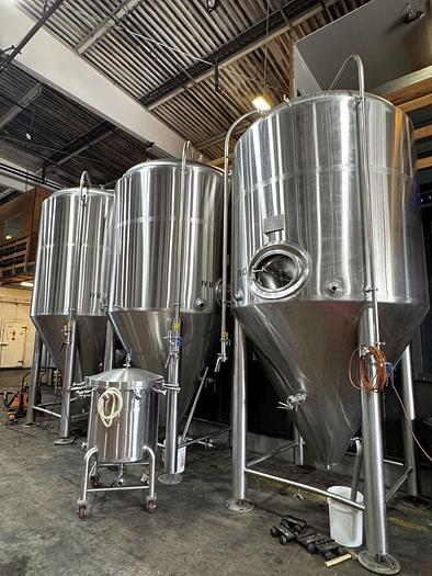 Used (2) Available - Used Pacific Brewery 60 bbl Fermenters