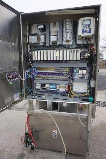 Used Modern Packaging MR Series Rotary cup Filling and Sealing Filling line