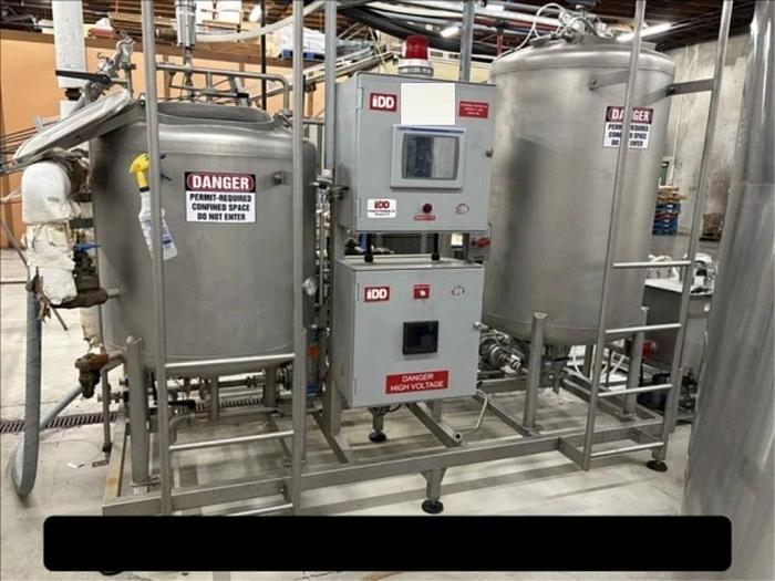 Used Used IDD Skid Mounted Purepass Flash Pasteurizer