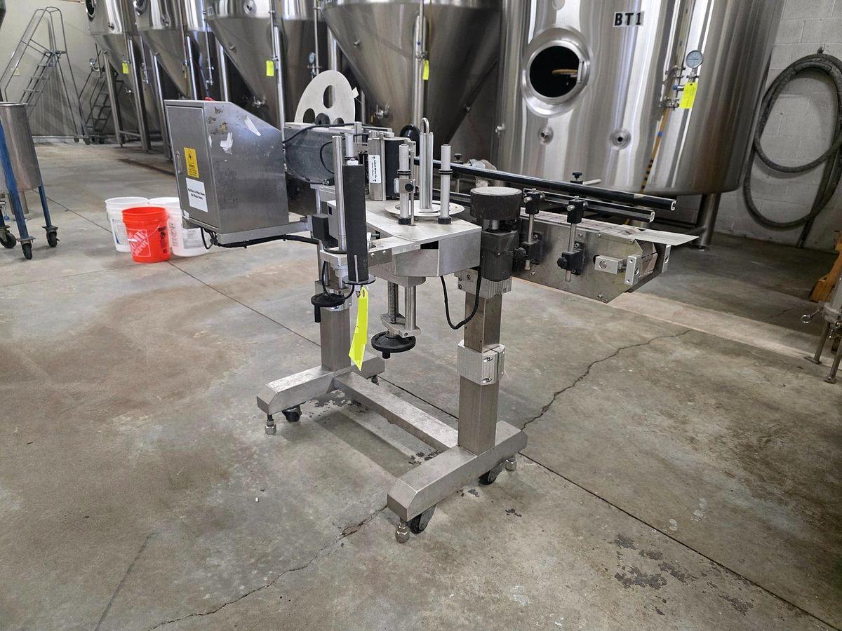 Used Used Pack Leader Model PL501 inline labeler