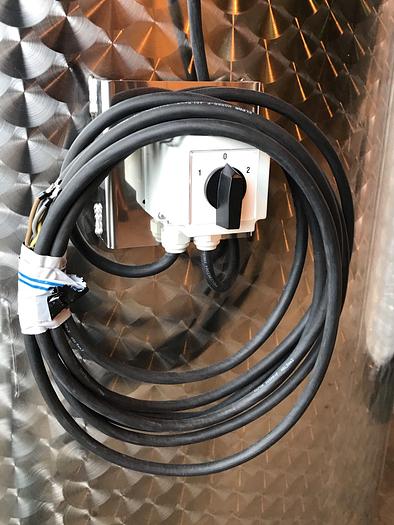 New Stock Letina 528 Gallon / 2000L jacketed mix tank with wheels