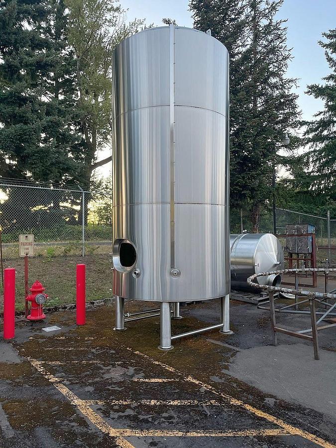 Used Used ICC NW 100 bbl / 3600Gross Gal jacketed brite tank / storage vessel