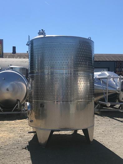 New Stock Letina 2310Gal/8750L Closed Top Jacketed Storage Tank