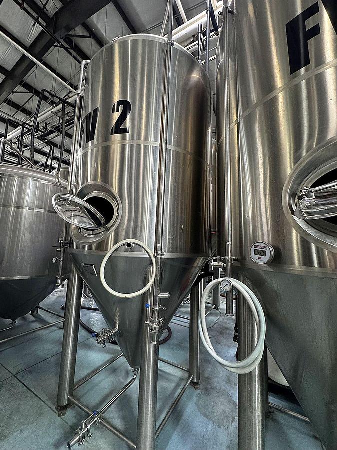 Used (2) Available - Used SK Prospero 30 bbl / 930Gal jacketed conical fermenters