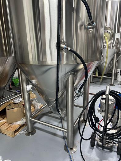 Used (2) Available - Used Premier Stainless 15 bbl Jacketed Fermenters
