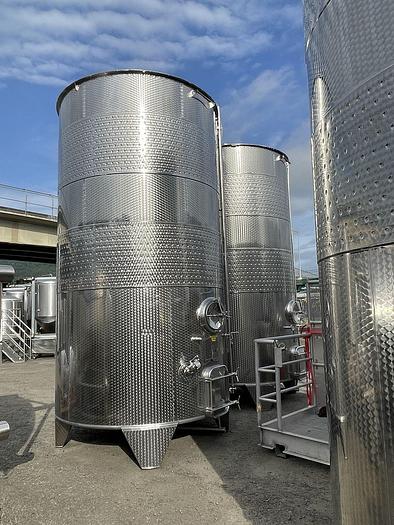 Used (5) Available - Used Letina 15,800L/ 4175 Gal VC Jacketed Fermenters