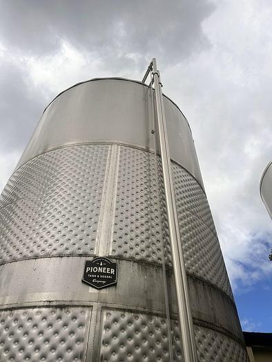 Used (2) available - Used 6500 gallon dimple jacketed fermenter / storage tank