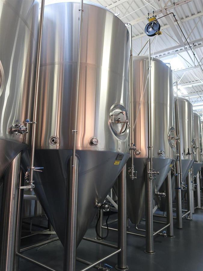 Used (3) Available - Prospero Brewpro 60 bbl / 1860Gal conical jacketed fermenter / storage tanks