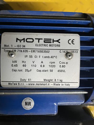 Used Used Liverani EP Mini 3/4 Flexible Impeller Pump