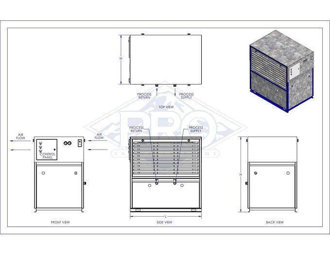 Used Used Pro Refrigeration 3 hp chilstar chiller