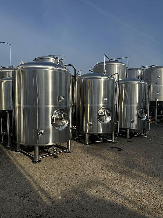 Used Update (3) Available - BSV Blackstone 30 bbl 930Gal jacketed brite tanks