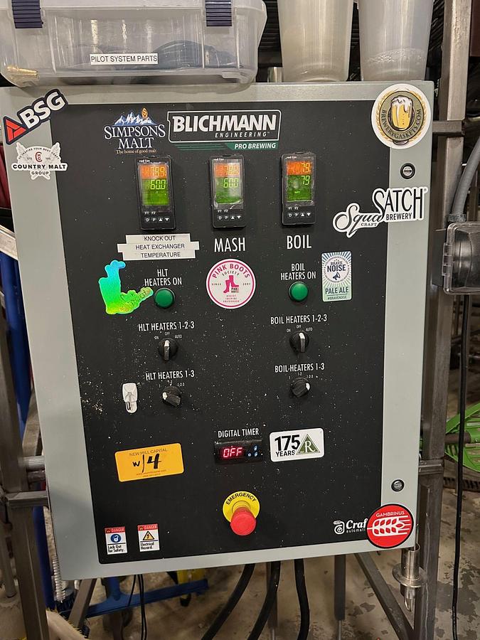Used Used Blichmann 5bbl electric Brewhouse