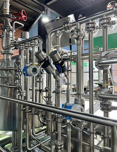 Used Used Lehui 15 bbl skid mounted steam brewhouse