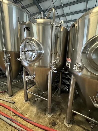 Used (3) available - Used PBST Pacific Brewery 10 bbl / 310 Gal conical fermenters