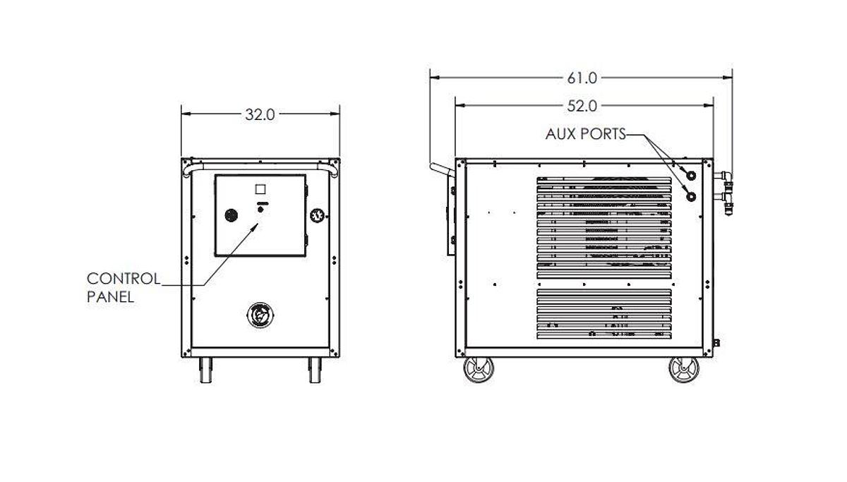 Used Used G&D 3/6 Fire and Ice portable chiller/ heater