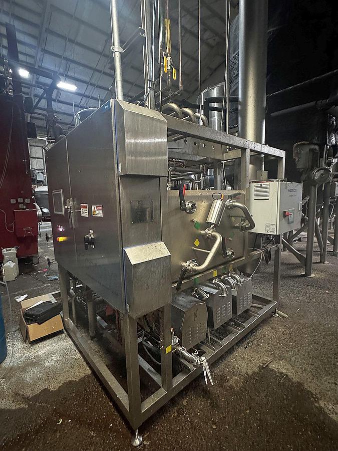 Used 2019 COROSYS FPS/HWD 45 HOT WATER DEAERATION & FLASH PASTRURIZATION SYSTEM