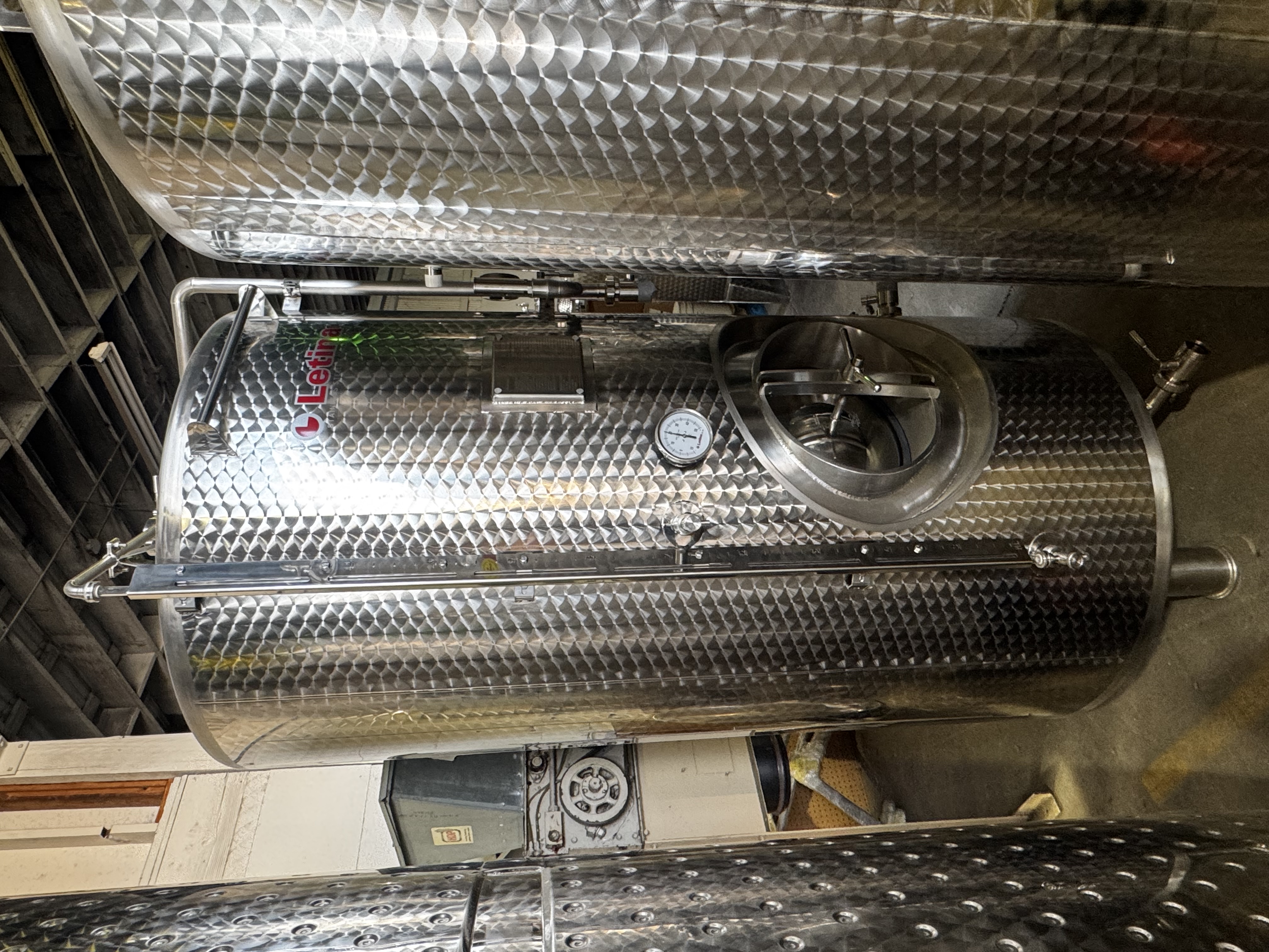 Used Letina T1180L / 312Gal Hich Pressure Sparkling Tank