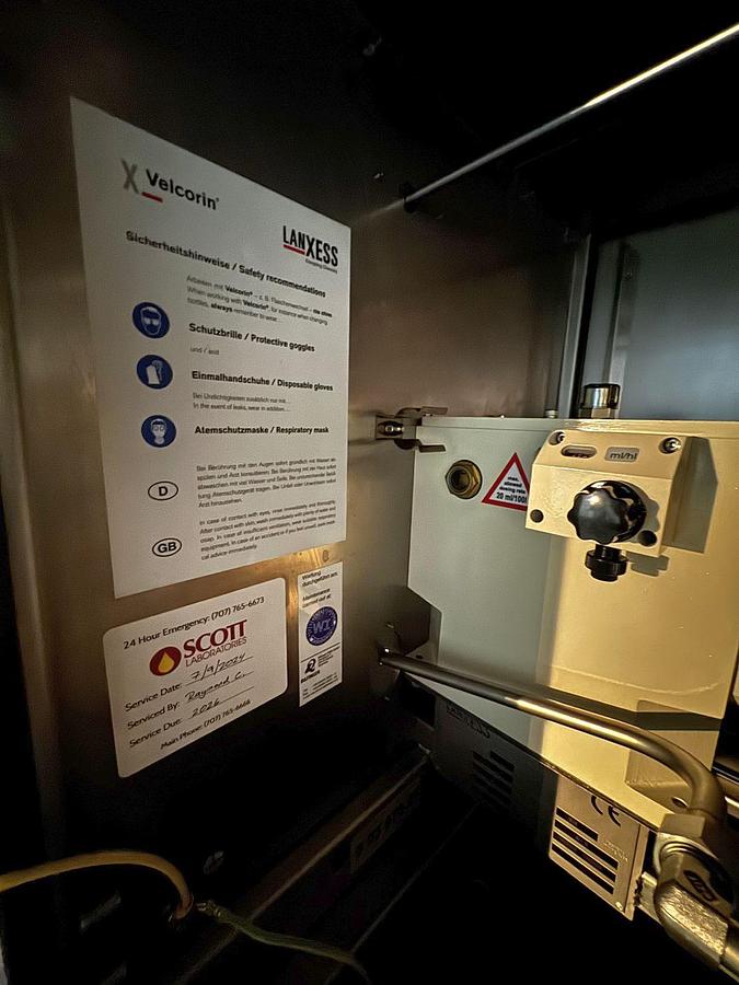 Used Used Lanxess Velcorin DT3 Touch Dosing Machine - 2021