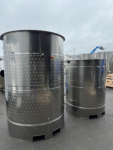 New Stock Letina 330Gal/1250L Forkliftable Variable Capacity Jacketed Tank