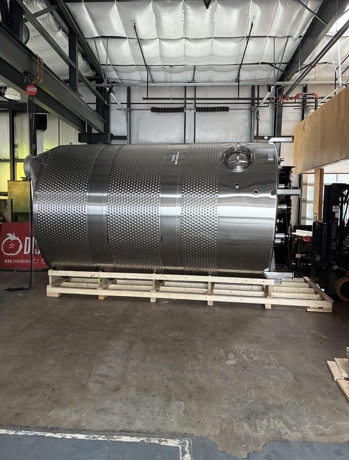 Used (3) Available - Used Vance Metals 3200 gallon Fermenter/Stoarge/Blend tanks