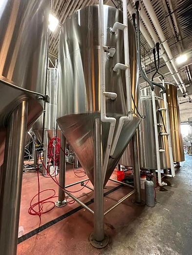 Used (2) Available - Used Pacific Brewery 60 bbl Fermenters