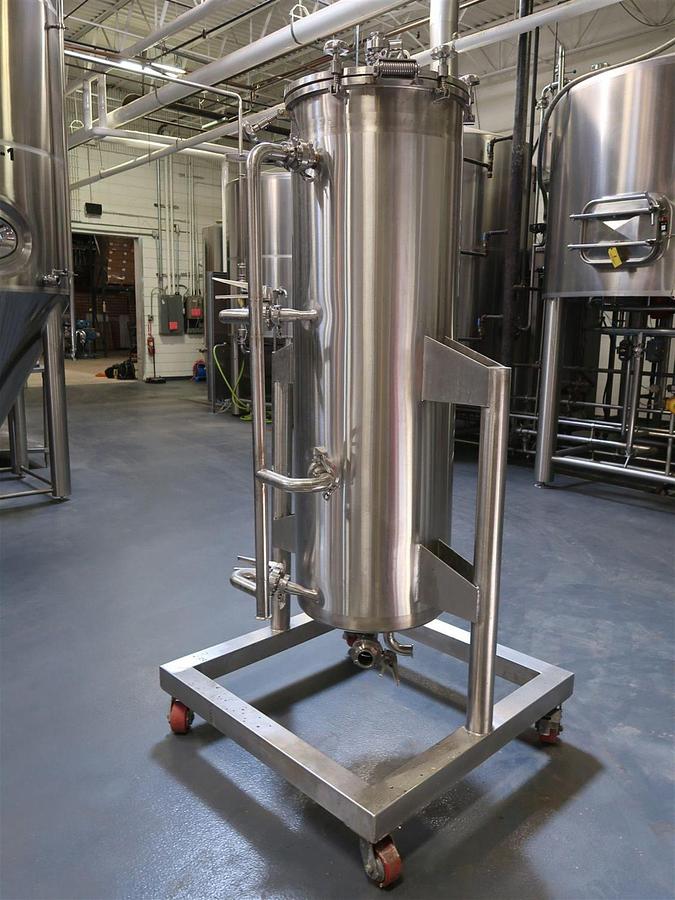 Used Mobile Hop Cannon - Stainless Hop Tank