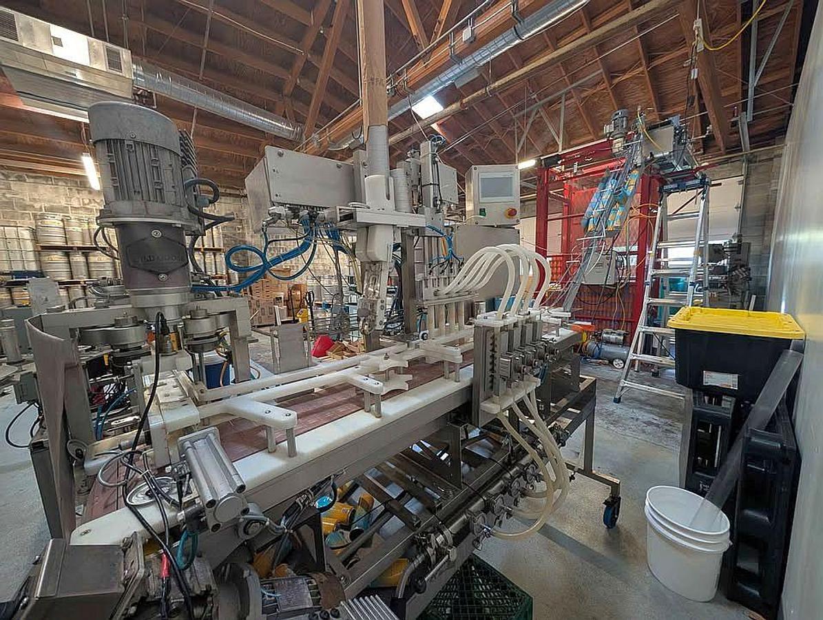 Used Used Wild Goose WGC250 4 head Canning Line - 2018