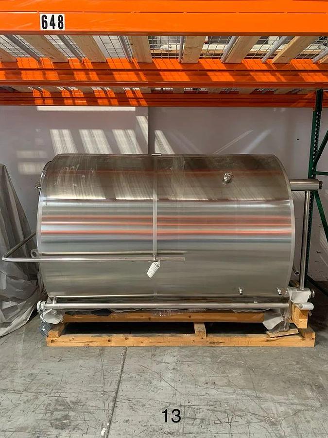 Used Used (New Old Stock) Prospero 30 bbl / 930 gal steam jacketed tank