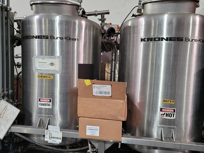 Used Used Krones Sure Klean CIP Skid