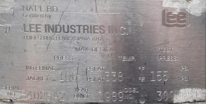 Used 1989 LEE Industries 300 UDBT