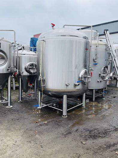 Used (1) Available - Used Apex 30 bbl Jacketed Brite Tank