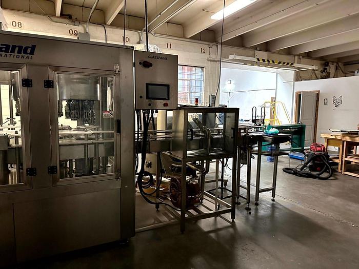 Used ABE/Norland GlassPak 66 Bottling Line