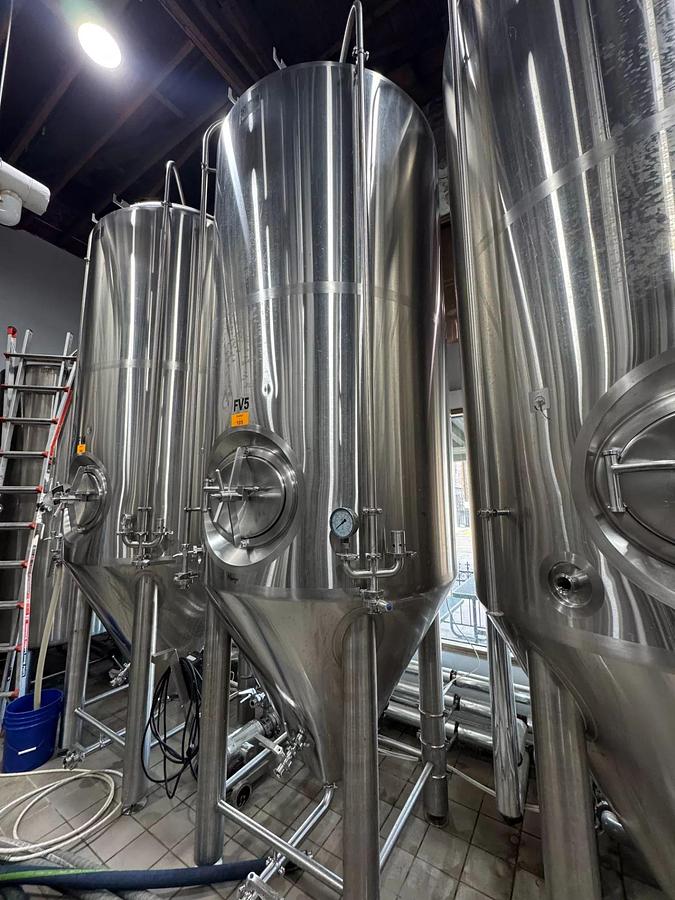 Used (1) Available - Used JT Brewing 20 bbl / 620Gal jacketed fermenter